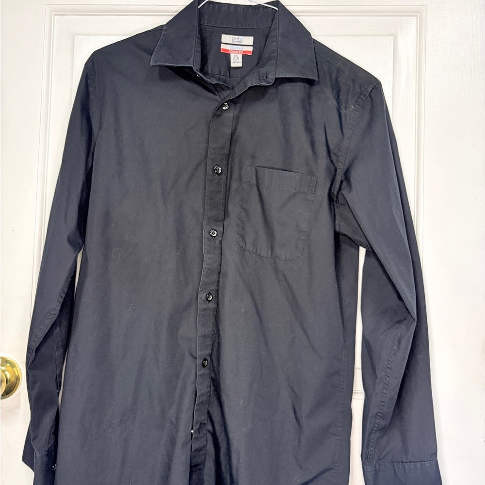 Black Button-Up Shirt